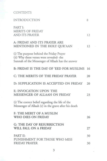 Etiquettes Of A Muslim On Friday – Islamic Guide to Jumuʿah Conduct & Practices | Alee Hasan Alee Abdul-Majeed (Message Of Islam, Softcover, 80 Pages)