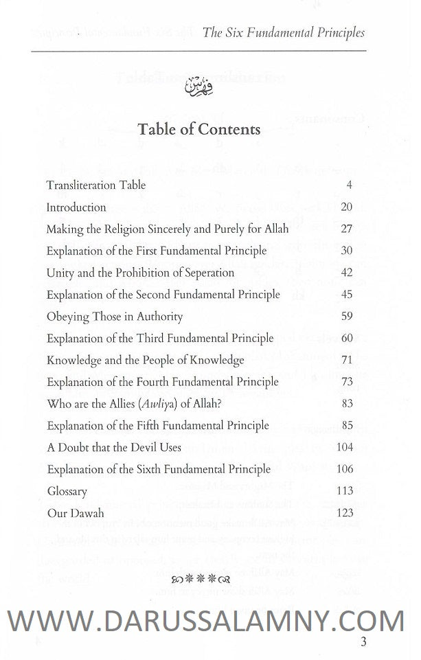 Explanation of the Six Fundamental Principles – English Islamic Creed (Aqeedah)