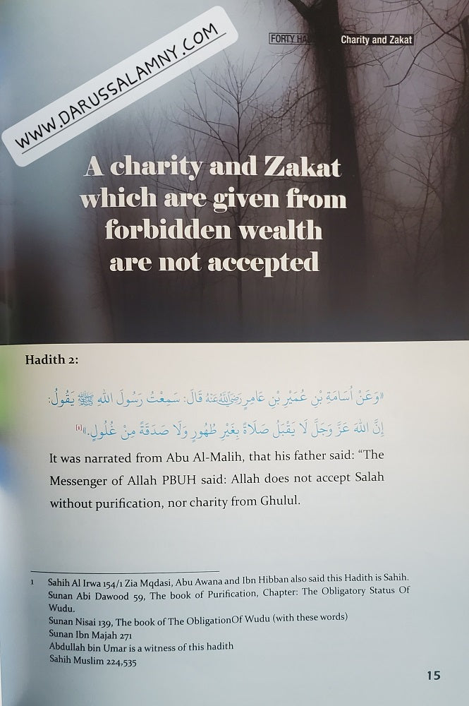 Forty Hadith About Charity & Zakat – Islamic Guide to Sadaqah, Zakat & Benevolence