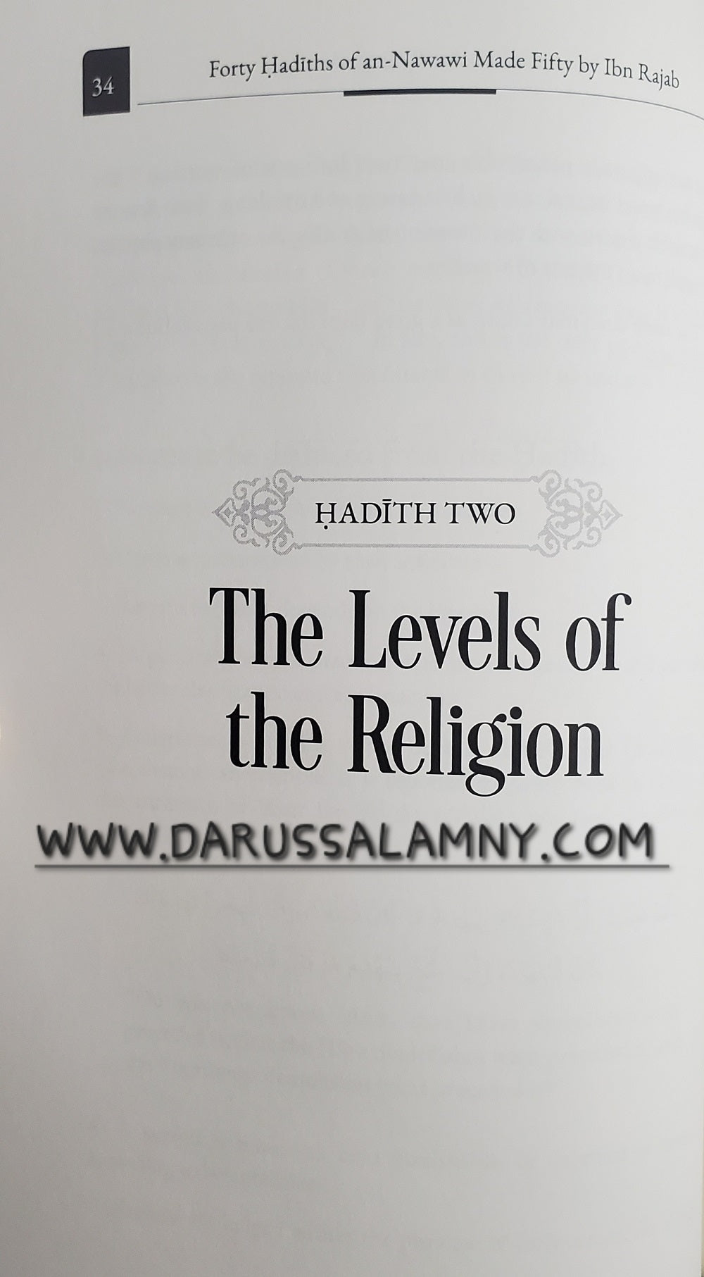 Commentary on Forty Hadith of an-Nawawi Made Fifty  by Ibn Rajab –Islamic English Hadith