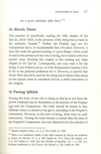 Funeral Rites in Islam by Dr. Abu Ameenah Bilal Philps