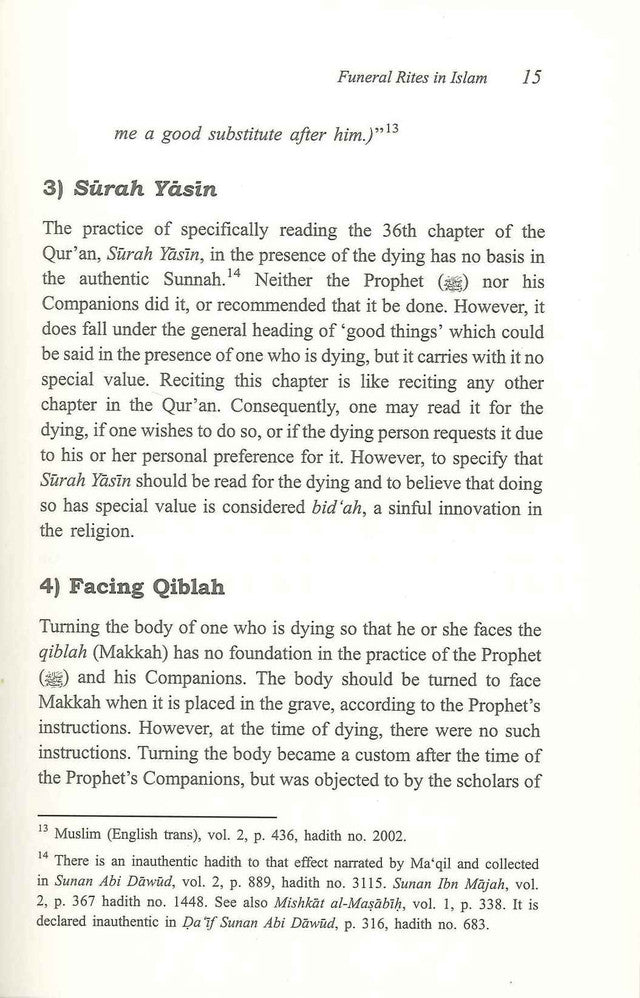 Funeral Rites in Islam by Dr. Abu Ameenah Bilal Philps
