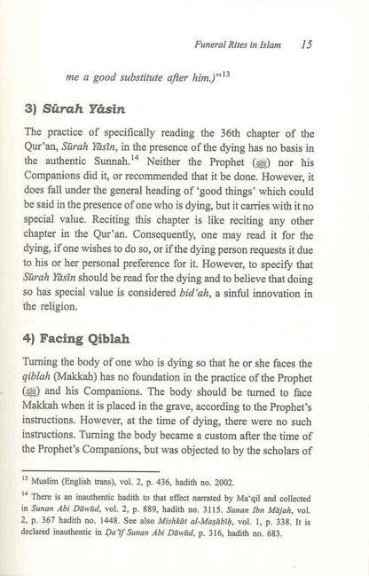 Funeral Rites in Islam by Dr. Abu Ameenah Bilal Philps