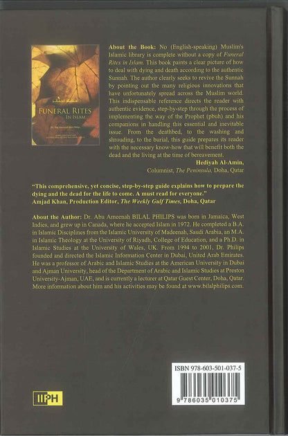 Funeral Rites in Islam by Dr. Abu Ameenah Bilal Philps