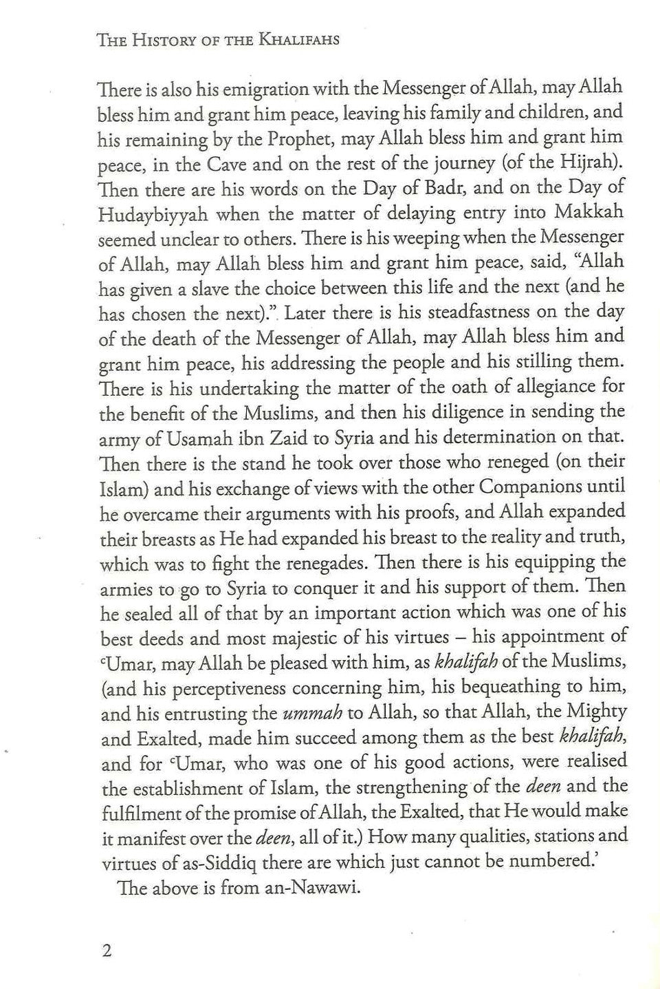 The History of the Khalifahs By ta ha publisher