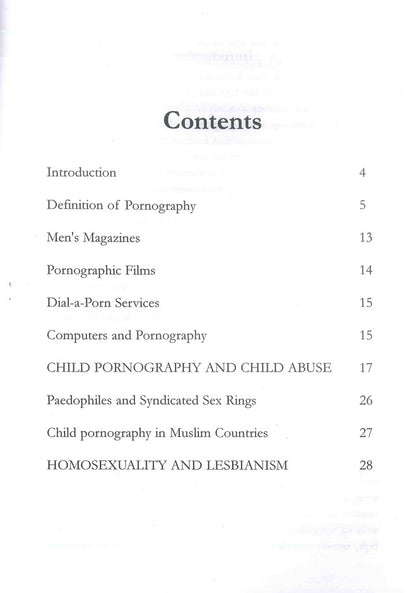 The Effect of Homosexuality & Pornography on Society – Islamic Perspective on Modern Moral Issues | Shaykh Michael Mumisa (Message Of Islam, S/C, 32 Pgs)