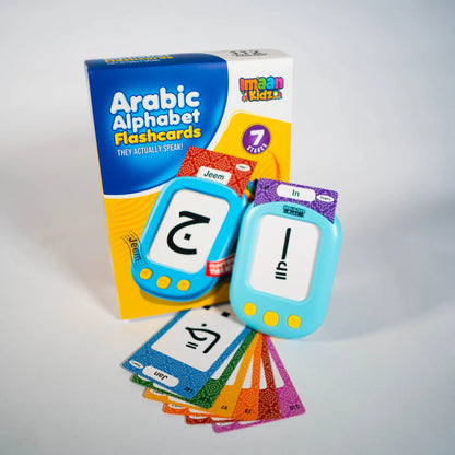 Arabic Alphabet Talking Flashcards – Interactive Arabic Learning Cards for Kids