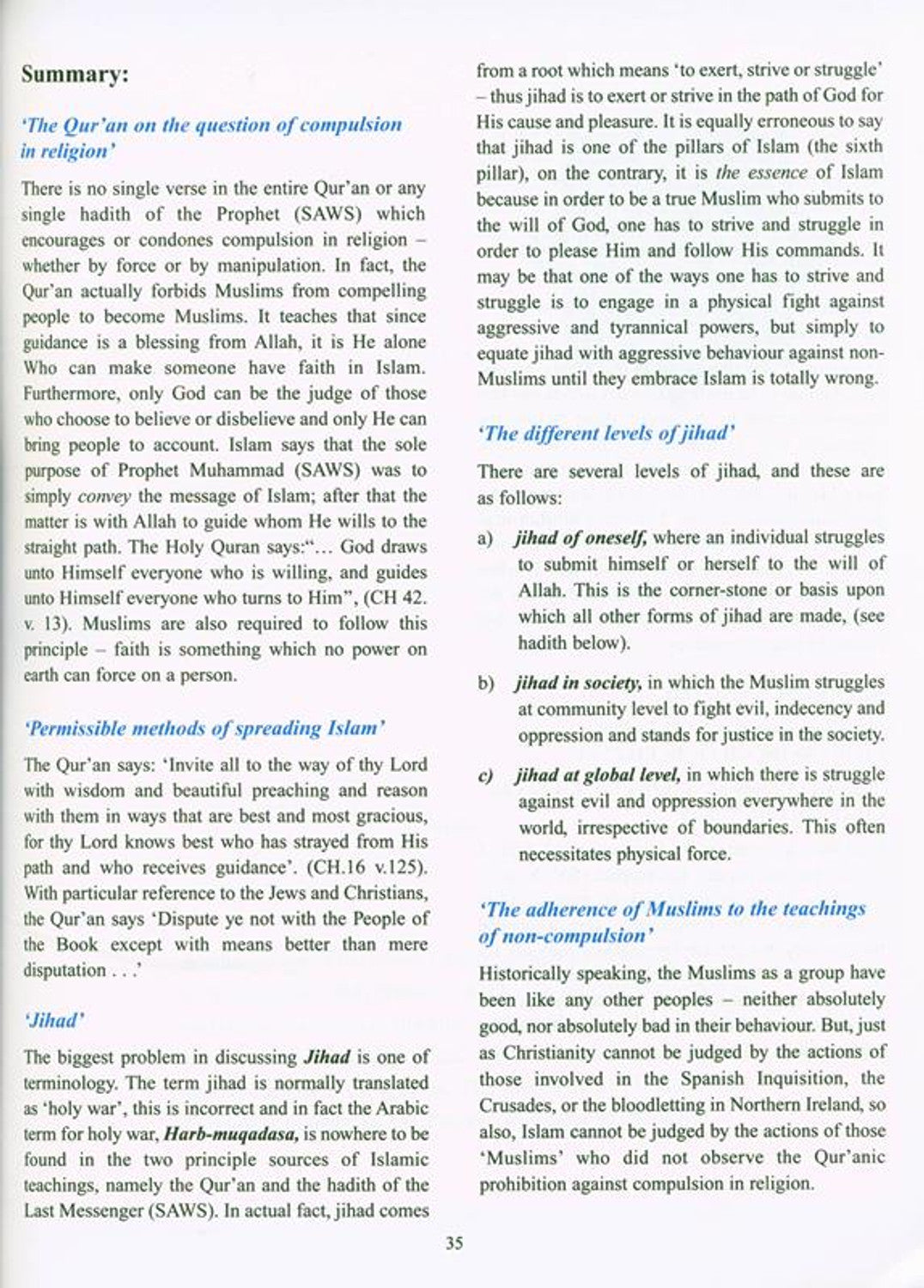 Islamic Teachings Course Vol 1 by Jamal A. Badawi – Fundamental Islamic Beliefs