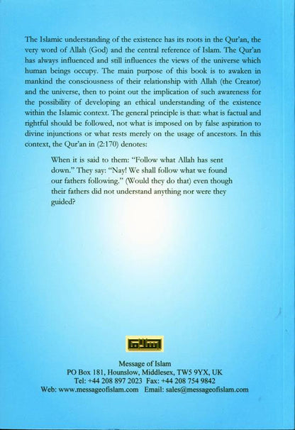 Existence – Islamic Perspective on Creation, Purpose & Consciousness by Dr. Abdul Karim Awad | Message Of Islam (Softcover, 224 Pages)