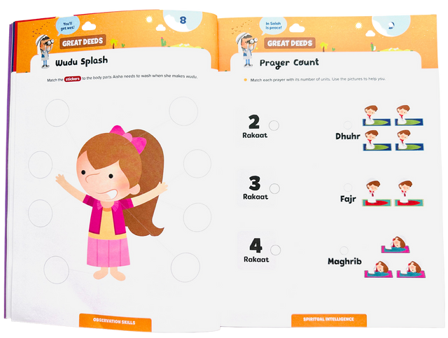Islamic Kids Learning Book Set | Full Collection ,Quran, Prophets Stories& Duas