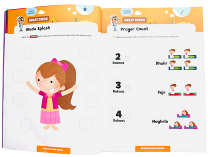 Islamic Kids Learning Book Set | Full Collection ,Quran, Prophets Stories& Duas