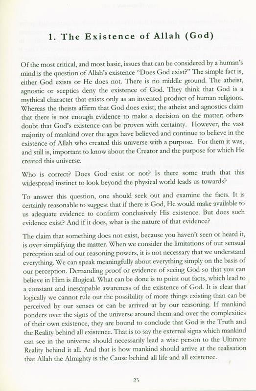 Existence – Islamic Perspective on Creation, Purpose & Consciousness by Dr. Abdul Karim Awad | Message Of Islam (Softcover, 224 Pages)