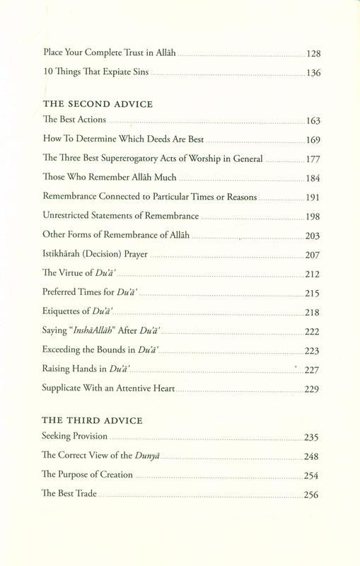 Explanation of the Concise Advices of Shaykh Ibn Taymiyyah – English Paperback Edition.