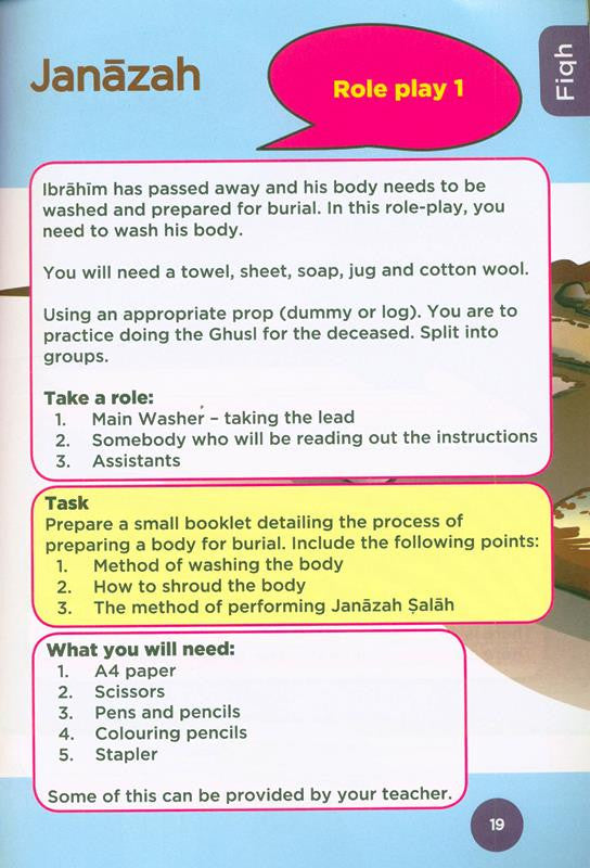 Islamic Curriculum Workbook 6 Boys (المنهج الإسلامي) – Islamic Studies & Character Building Workbook for Boys