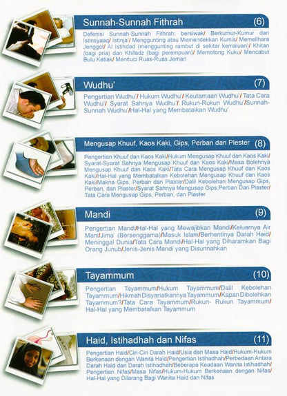 (Indonesian) Fikih Ibadah Bergambar | Illustrated Islamic Worship Guide with CD