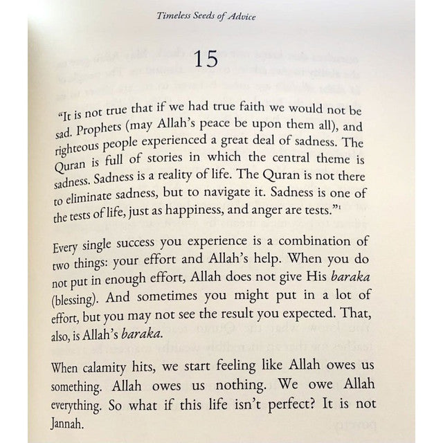 Timeless Seeds of Advice | Islamic Self-Development & Purification of the Heart Book