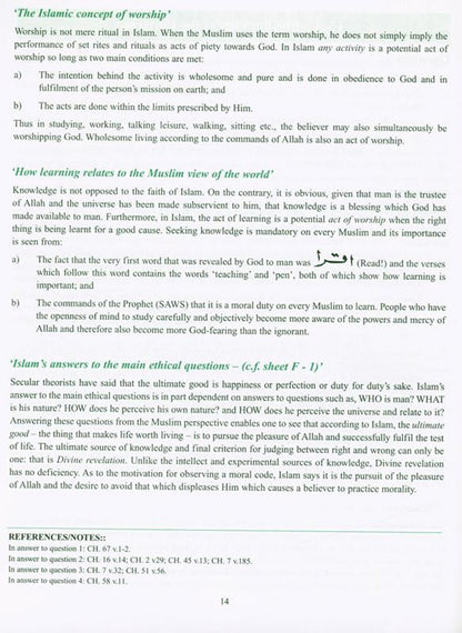 Islamic Teachings Course Vol 2 – Authentic Islamic Knowledge