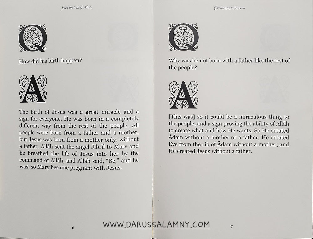 Jesus the Son of Mary Q&A – Islamic  Guide & Correct Belief About Prophet Jesus in Islam