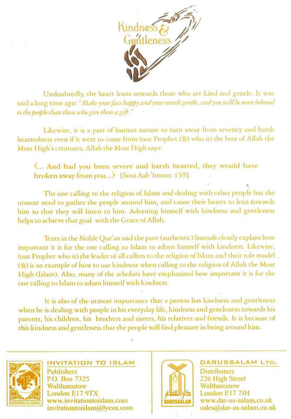 Kindness & Gentleness – Islamic Character Building and Dawah Etiquette Guide