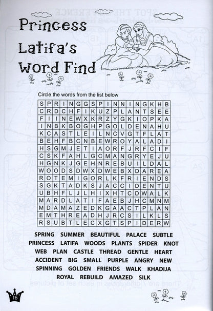 Princess Latifa Coloring and Activity Book – Fun Islamic Activities for Kids