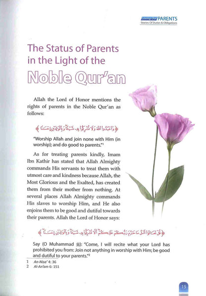 Loving our Parents : Stories of Duties & Obligations by Abdul Malik Mujahid