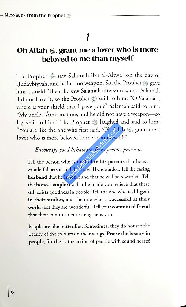 Messages from the Prophet ﷺ- Timeless Sayings & Guidance for Daily Life