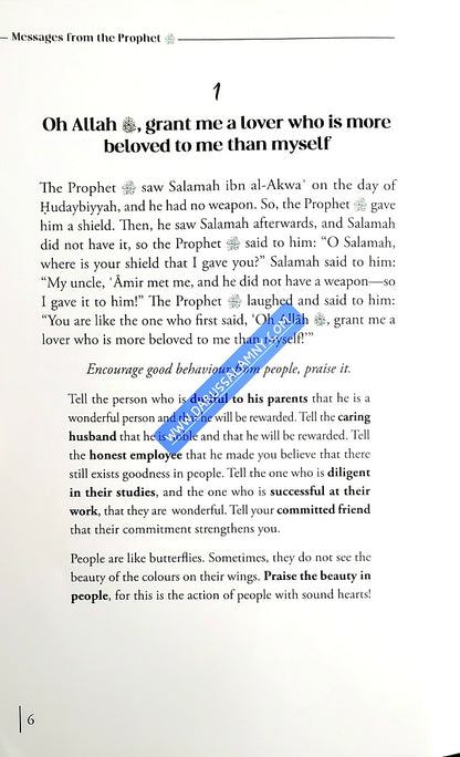 Messages from the Prophet ﷺ- Timeless Sayings & Guidance for Daily Life
