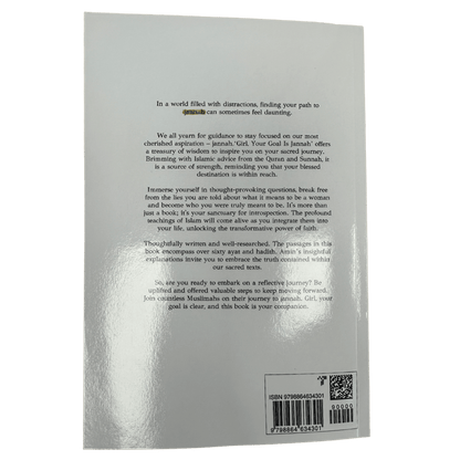 Girl, Your Goal Is Jannah – Inspirational Islamic Guide for Muslim Women (Softcover, 189 Pages) | Farhat Amin