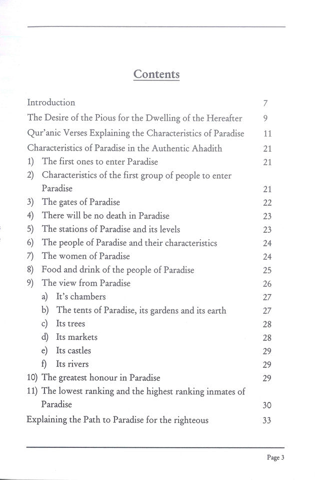 Paradise: The Bliss & The Path to It – Islamic Guide to Jannah & How to Attain It | Alee Hasan Alee Abdul-Hameed (Message Of Islam, S/C, 40 Pgs)