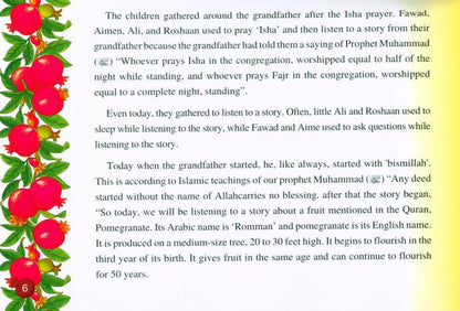 The Story of Pomegranate – Illustrated Islamic Children’s Storybook on the Pomegranate Fruit