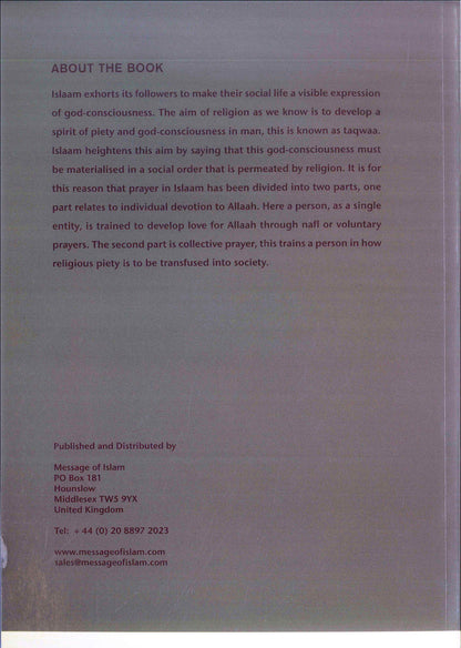 Prayer in Congregation – Islamic Guide to Salat al-Jamaʿah & Its Importance | Alee Hasan Alee Abdul-Majeed (Message Of Islam, S/C, 79 Pgs)