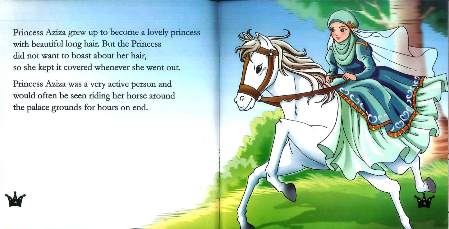 Princess Aziza and the Purple Orchid | Islamic Princess Series | Moral Storybook for Kids