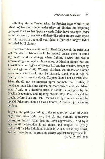 Problems and Solutions by Muhammad Salih al-Munajjid