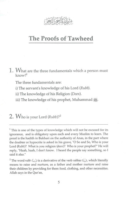 Proofs of Tawheed – Islamic Guide to Oneness of Allah (Tawheed) by Sheikh Sulayman Al-Taymi | Message Of Islam (S/C, 53 Pgs)