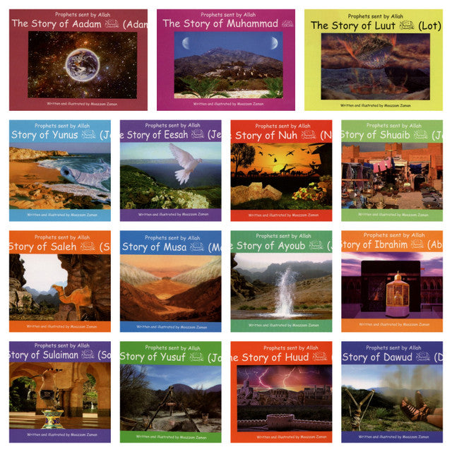 Prophet Sent By Allah – 15 Stories of Prophets Muslim Kids Story-Islamic book