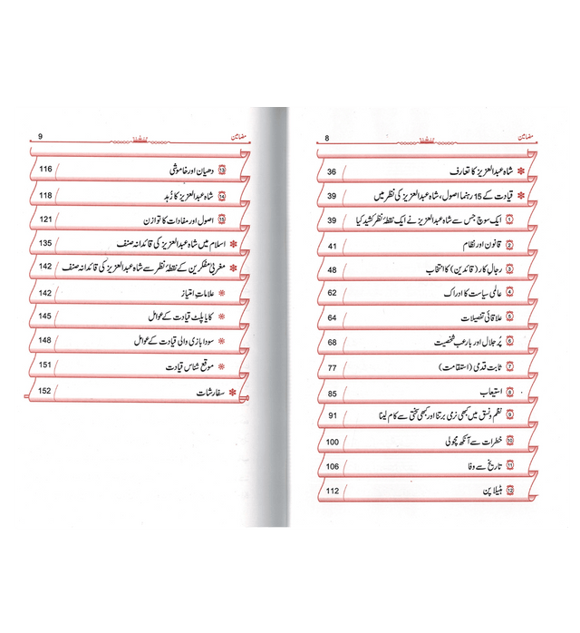 Shah Abdul Aziz ibn Saud ki Qiyadat o Siyasat ke 15 Rehnuma (Urdu) – Islamic Leadership - Governance Principles