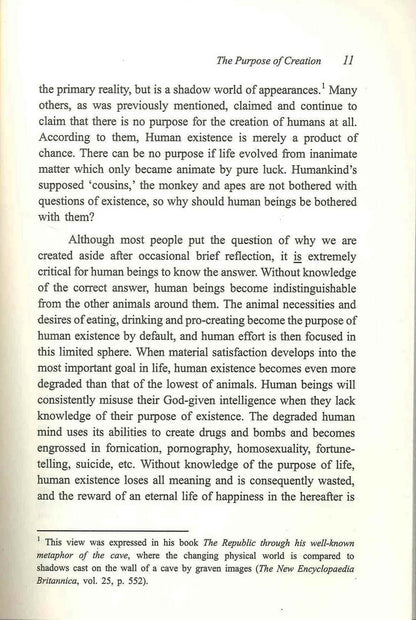 The Purpose of Creation by Dr Bilal Philips