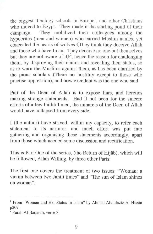 The Return Of Hijaab Part 1| Dr Muhammed Ibn Ahmed Ibn Ismail