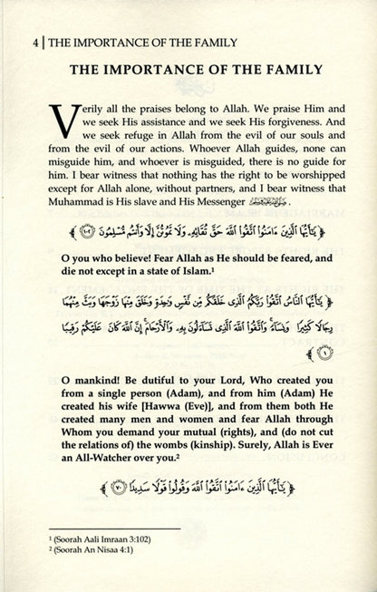 Rights of the Spouses — Islamic Guidance on Marriage & Family