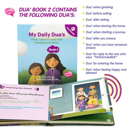 My Daily Duas Story Sound Book 2 | Interactive Islamic Sound Book for Kids