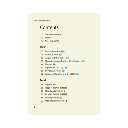 Islamic Studies: Textbook 4 – Learn About Islam Series | Safar Publications | English Islamic Curriculum (Softcover, 168 Pages)