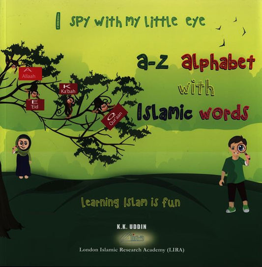 I Spy With My Little Eye – A-Z Alphabet with Islamic Words for Kids | Islamic Learning Book
