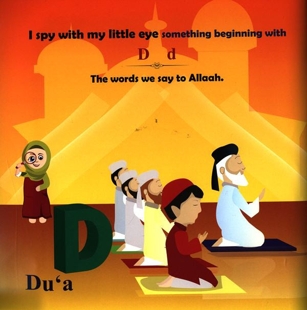 I Spy With My Little Eye – A-Z Alphabet with Islamic Words for Kids | Islamic Learning Book