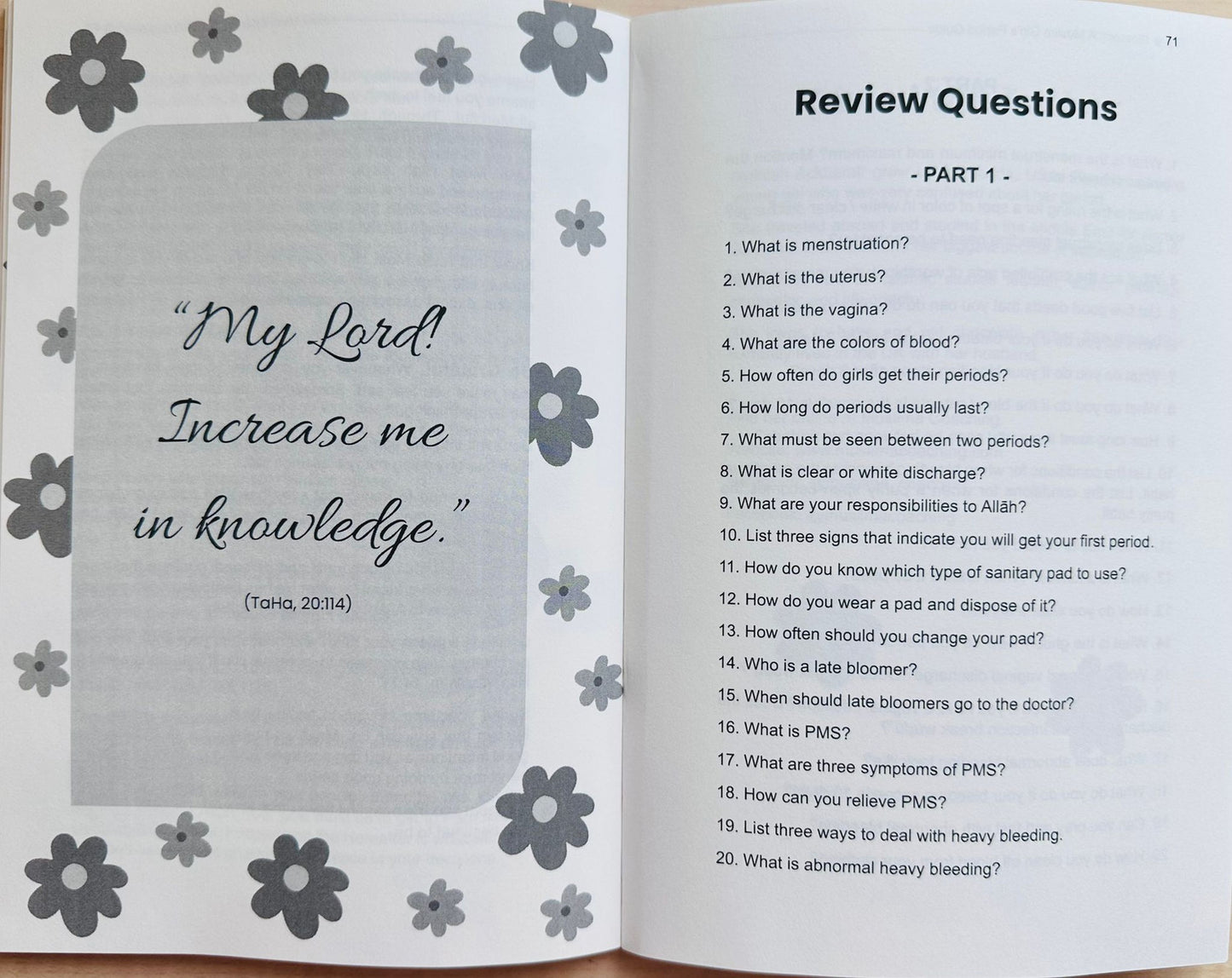Blossom: Muslim Girl's Period Guide | Islamic Puberty & Menstruation Book