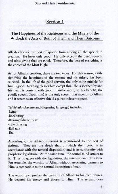 Sins and Their Punishments – Islamic Treatise by Imam Ibn Qayyim al-Jawziyyah | Tarbiyyah Publications (Softcover, 80 Pages)