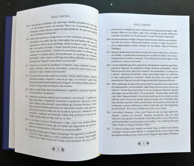 Polish Quran Translation Hardcover 14x21cm | Koran in Polish Language