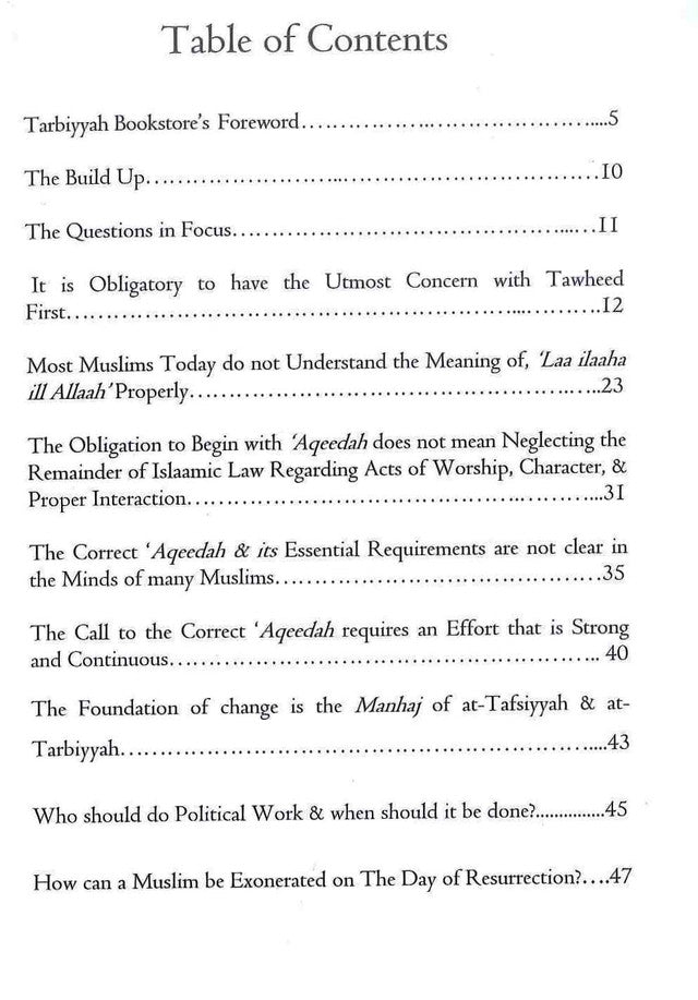 Tawheed First O’ Callers To Islaam – Islamic Dawah & Monotheism by Imaam Muhammad Nasir ud-Deen al-Albani (Softcover, 96 Pages)