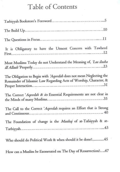 Tawheed First O’ Callers To Islaam – Islamic Dawah & Monotheism by Imaam Muhammad Nasir ud-Deen al-Albani (Softcover, 96 Pages)