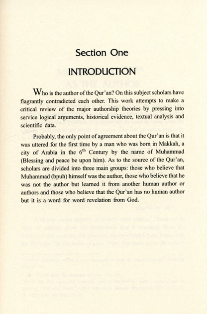 The Sources of the Quran : A Critical Review of the Authorship Theories By IIPH