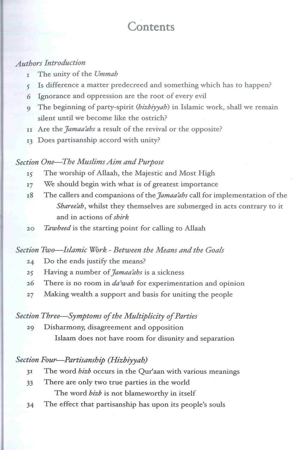 The Call to Allaah – Between Group-Partisanship and Legislated Co-operation | Authentic Islamic Guidance Book